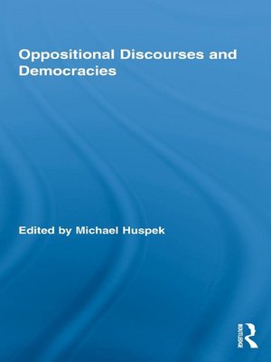 cover image of Oppositional Discourses and Democracies